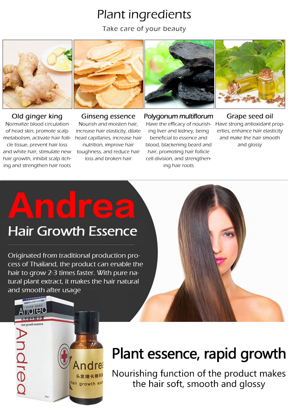 Sunburst Hair Growth Liquid 20ml for Anti Hair Loss and Dense Hair Results