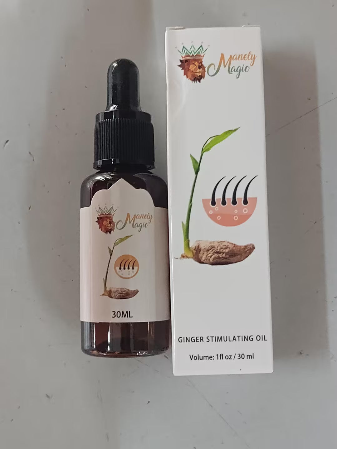 Ginger Scalp Care Essential Oil – Nourishing Treatment for Dry Damaged Hair